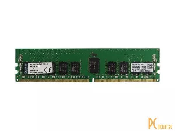 DDR4, 16GB, PC19200R (2400MHz), Kingston KVR24R17S4/16