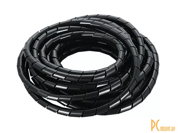 Защитная оплетка кабеля 14mm 6 метров, черная